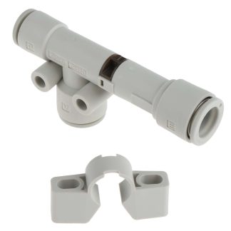 Generatore di vuoto SMC ZH13DSA-08-10-10, Ø ugello 1.3mm, pressione vuoto max -90kPa, aspirazione max 40L/min,