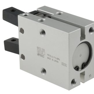 Pinza pneumatica, SMC MHC2-25D, serie MHC2, 2 dita, Doppio effetto, 0,6 MPa max, attacco M5 x 0.8, presa Ad angolo