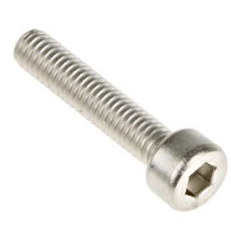 Vite a brugola con testa esagonale incassata RS PRO, M4, L. 20mm, in Acciaio inox