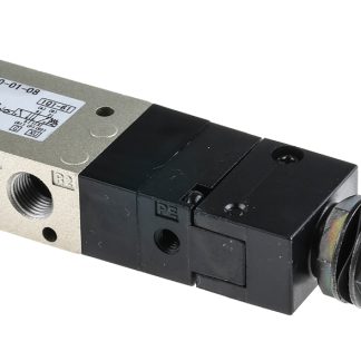 Valvola pneumatica a controllo manuale SMC, 5/2, con Selettore a leva, Rc 1/8