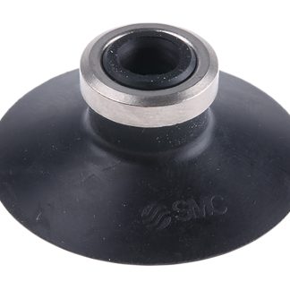 Ventosa SMC ZP32CN, piastra piatta con nervatura, Ø 32mm, NBR