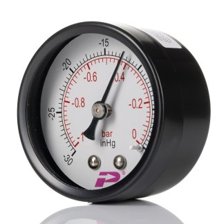Vacuometro RS PRO, -1bar → 0bar max, BSP 1/4, Ø est. 50mm