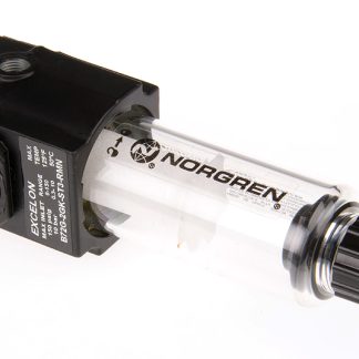 Filtro regolatore Norgren B72G, attacco G 1/4, filtrazione 40μm, filettatura Rc, 10 bar max