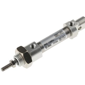 Cilindro pneumatico a stelo SMC C85, Doppio effetto, foro da 10mm, corsa 10mm, 1 MPa max