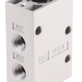 Valvola pneumatica a controllo manuale SMC, 3/2, Rc 1/8