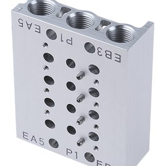 Manifold SMC SS5Y3-20-04-00F, 4 stazioni, filettatura G 1/8