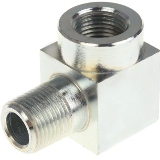 Adattatore a gomito filettato Enerpac, 700bar max, connettore A: NPT 3/8 Femmina, connettore B: NPT 3/8 Maschio