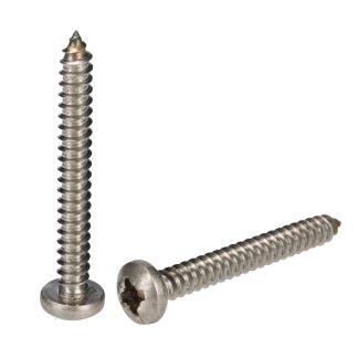 Vite autofilettante a a testa conica in Acciaio inox A2/304 RS PRO, filettatura 12, L 45mm