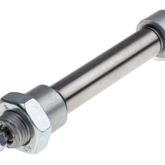 Cilindro pneumatico a stelo RS PRO ISO 6432, Singolo effetto, foro da 10mm, corsa 25mm, 10bar max
