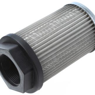 Fitro di aspirazione idraulica Parker, filtrazione 125μm, portata max 95L/min, filettatura BSP 1-1/2, Ø 86mm, lungo