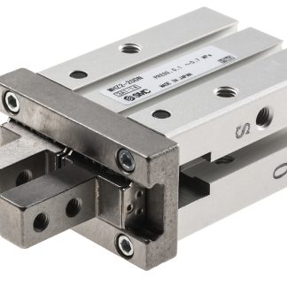 Pinza pneumatica, SMC MHZ2-20DN, serie MHZ2, 2 dita, Doppio effetto, 0,7 MPa max, attacco M5 x 0.8, presa parallela