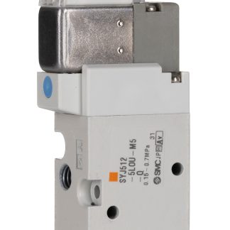 Elettrovalvole per pneumatica SMC, Metrico M5, funzione 3/2, azionamento Solenoide/Pilota, 24V cc