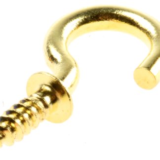 Gancio a J RS PRO Vite in Ottone, lunghezza 20mm, Liscio
