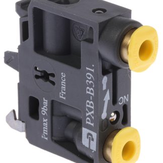 Valvola pneumatica a controllo manuale Parker, 3/2, con Pistone