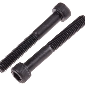 Vite a brugola esagonale in acciaio Nero, auto-colorante RS PRO, filettatura M6 x 45mm