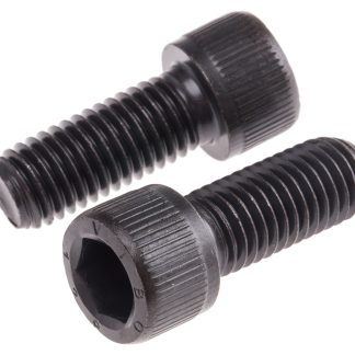 Vite a brugola esagonale in acciaio Nero, auto-colorante RS PRO, filettatura M12 x 30mm