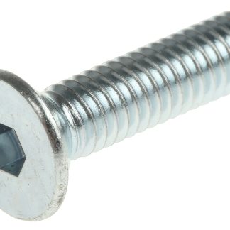 Vite a brugola in acciaio zincato lucido RS PRO, filettatura M4 x 16mm