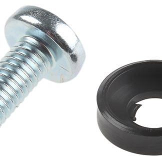 Kit rondelle e bulloni/viti in Acciaio Liscio RS PRO, guida a Croce, 10 pezzi, filettatura M6