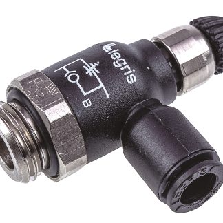 Regolatore di flusso Legris serie 7061, ingresso tubo 6mm