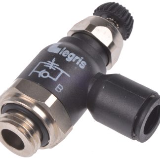 Regolatore di flusso Legris serie 7061, ingresso tubo 8mm