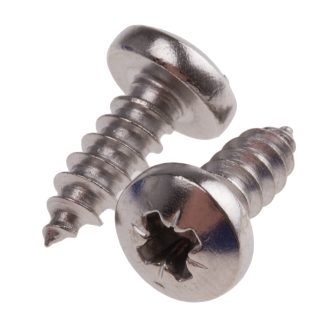 Vite autofilettante a  a testa conica in Acciaio inox RS PRO, filettatura 10, L 13mm, guida Pozidriv
