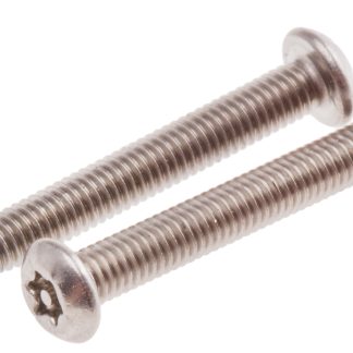 Vite di sicurezza Piatta in Acciaio inox Liscio RS PRO, filettatura M3 x 20mm, guida Pin Hex Recess