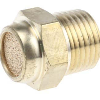 Silenziatore pneumatico SMC, serie EB, ingresso R 1/8 Maschio, in Bronzo sinterizzato