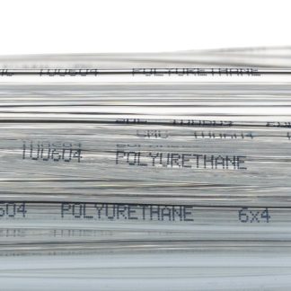 Tubo per aria compressa SMC in PUR, Ø int. 4mm, Ø est. 6mm, lungh. 20m, col. Trasparente