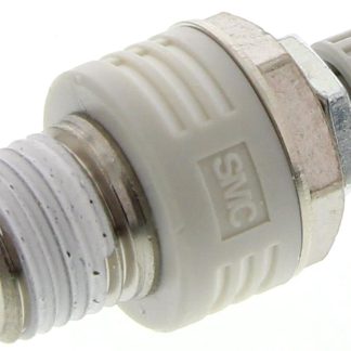 Silenziatore pneumatico SMC, serie ASN2, ingresso R 1/4 Maschio, 1.5MPa max, in Ottone