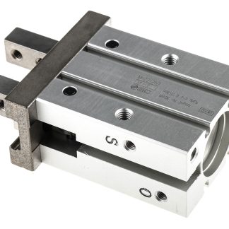 Pinza pneumatica, SMC MHZ2-25D, serie MHZ2, 2 dita, Doppio effetto, 0,7 MPa max, attacco M5 x 0.8, presa parallela