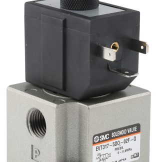 Elettrovalvole per pneumatica SMC, G 1/4, funzione 3/2, azionamento Molla/Solenoide, 24V cc