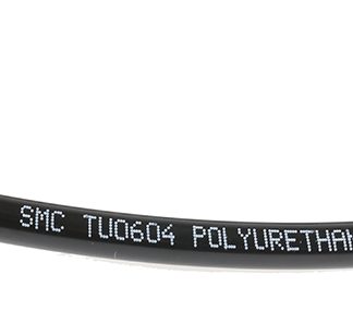 Tubo per aria compressa SMC in PUR, Ø int. 4mm, Ø est. 6mm, lungh. 20m, col. Nero