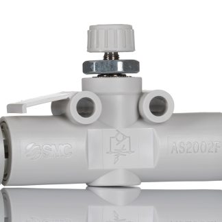 Regolatore di flusso SMC serie AS, ingresso tubo 6mm, uscita tubo 6mm