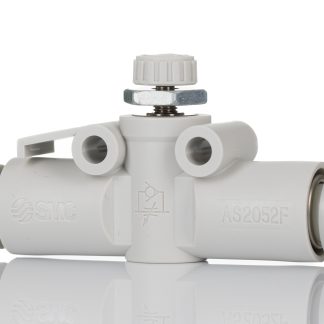 Regolatore di flusso SMC serie AS, ingresso tubo 8mm, uscita tubo 8mm