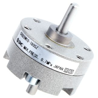 Attuatore rotante pneumatico SMC, Doppio effetto, foro da 10mm, rotazione di 180°, attacco M3 x 0,8, 0,7 MPa max