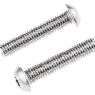 Vite a brugola con testa bombata esagonale RS PRO, M8, L. 40mm, in Acciaio inox