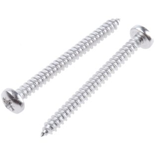 Vite autofilettante a a testa conica in Acciaio inox RS PRO, filettatura 6, L 38mm, guida Pozidriv