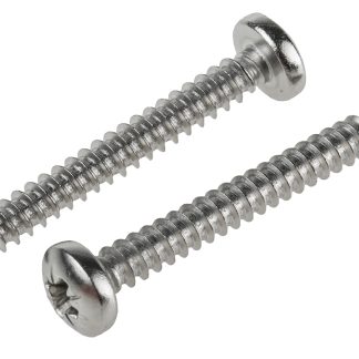 Vite autofilettante a  a testa conica in Acciaio inox RS PRO, filettatura 10, L 38mm, guida Pozidriv