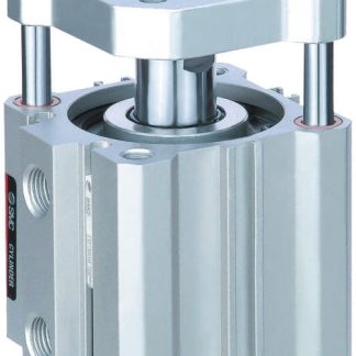 Cilindro guidato SMC serie CQM, corsa 5mm, foro da 25mm, Doppio effetto, 1 MPa max