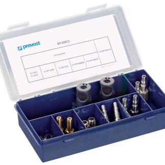 Attacco rapido di sicurezza con kit adattatore PREVOST serie prevoS1 CSI 06, Filettato G 1/4 Femmina, in Corpo in