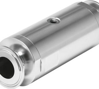 Valvola a manicotto Festo serie VZQA, ingresso G 1/2 Femmina, ingresso tubo 25mm, uscita tubo 25mm