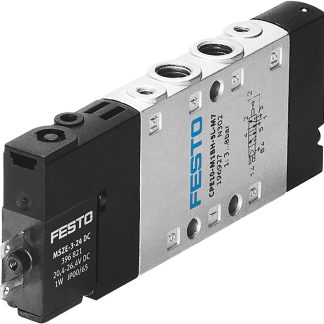 Valvola pilota con solenoide Festo, G 1/8, funzione 5/3, azionamento Elettrico, 24V cc