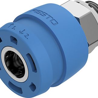 Giunto ad attacco rapido Festo serie NPHS, Filettato G 3/8 Femmina, in Ottone, 10bar max