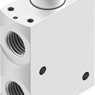 Valvola pneumatica a controllo manuale Festo, 3/2, con Pistone, G 1/4