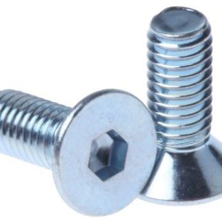 Vite a brugola con testa svasata esagonale RS PRO, M16, L. 45mm, in Acciaio