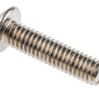 Vite a brugola con testa bombata esagonale RS PRO, M10, L. 40mm, in Acciaio inox