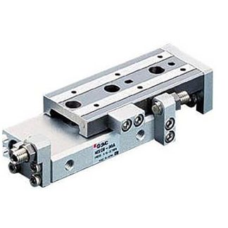 Cilindro guidato SMC serie MXQ, corsa 125mm, foro da 16mm, Doppio effetto, 0,7 MPa max