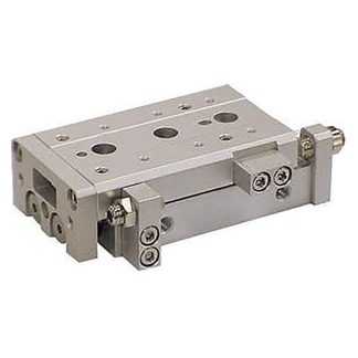 Cilindro guidato SMC serie MXSL, corsa 20mm, foro da 6mm, Doppio effetto, 0,7 MPa max