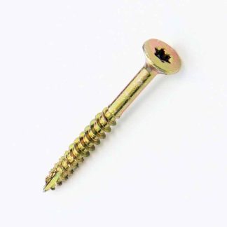 Vite per legno in Acciaio passivato giallo, zincato UNIFIX VORTEX 2.36poll. VORTTX050060RS 60mm, filettatura 5mm, guida