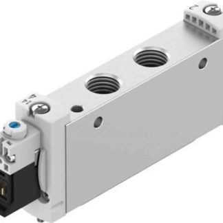 Elettrovalvola a Solenoide Festo, G 1/4, funzione 5/2 Monostable, azionamento Elettrico, 24V cc